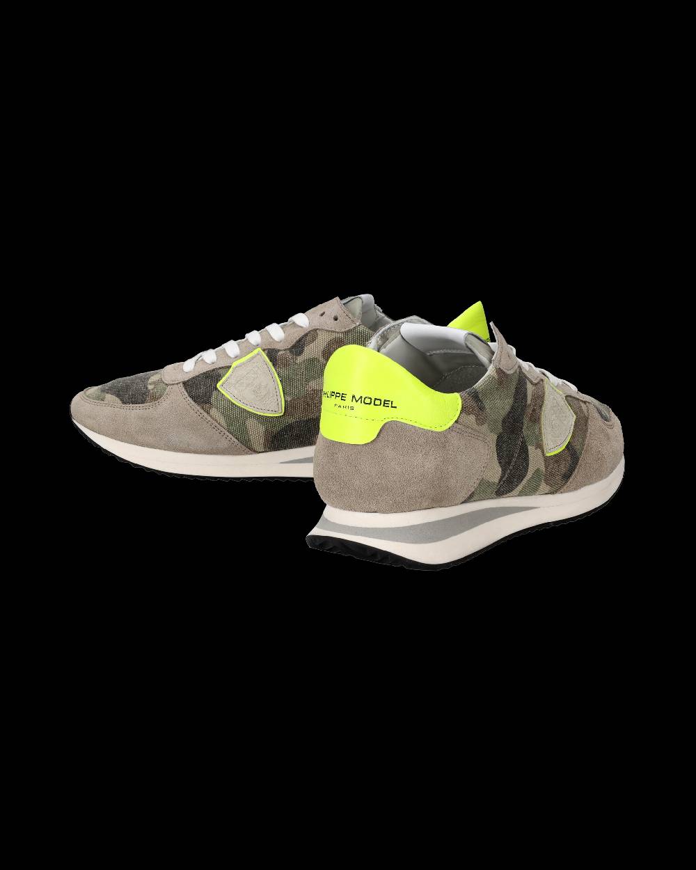 Philippe Model Sneakers Trpx da Uomo Verdi e Gialle in Tessuto Tecnico Acquista Ora