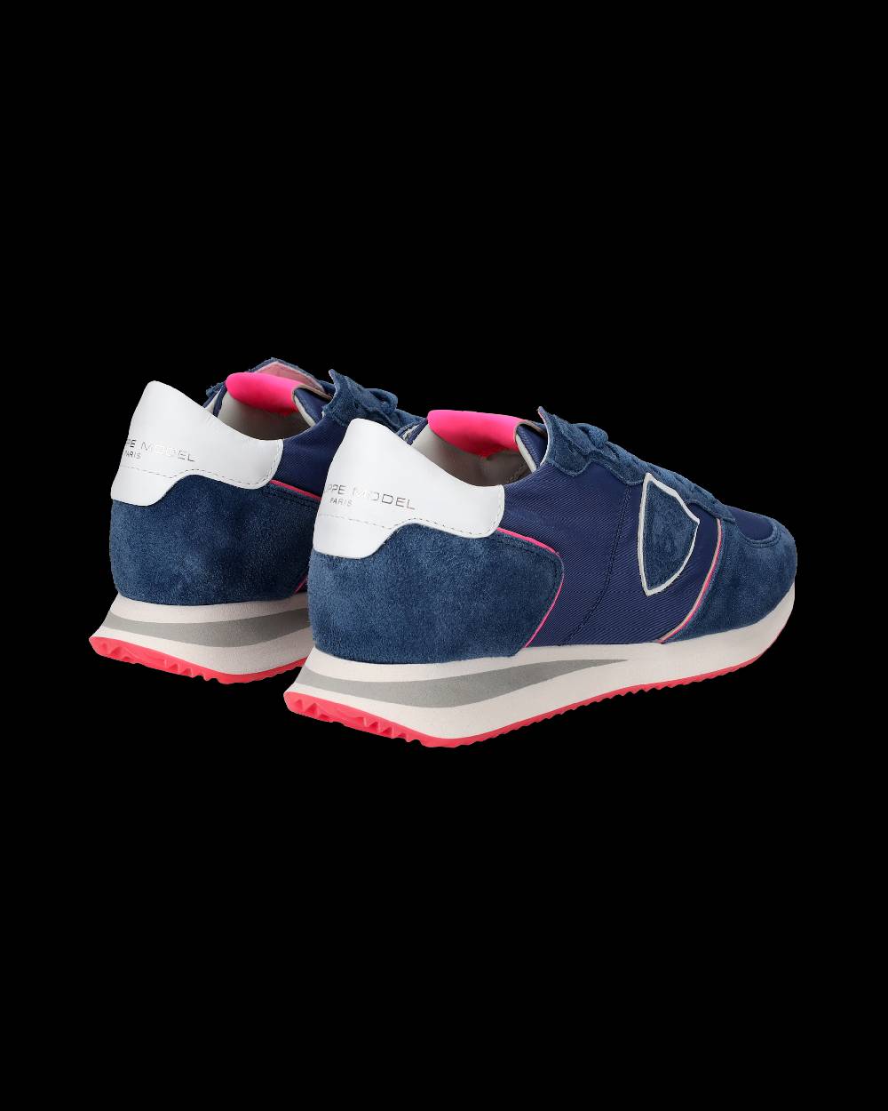 Philippe Model Sneakers Trpx da Donna Blu e Fucsia in Tessuto Tecnico Promozione Limitata
