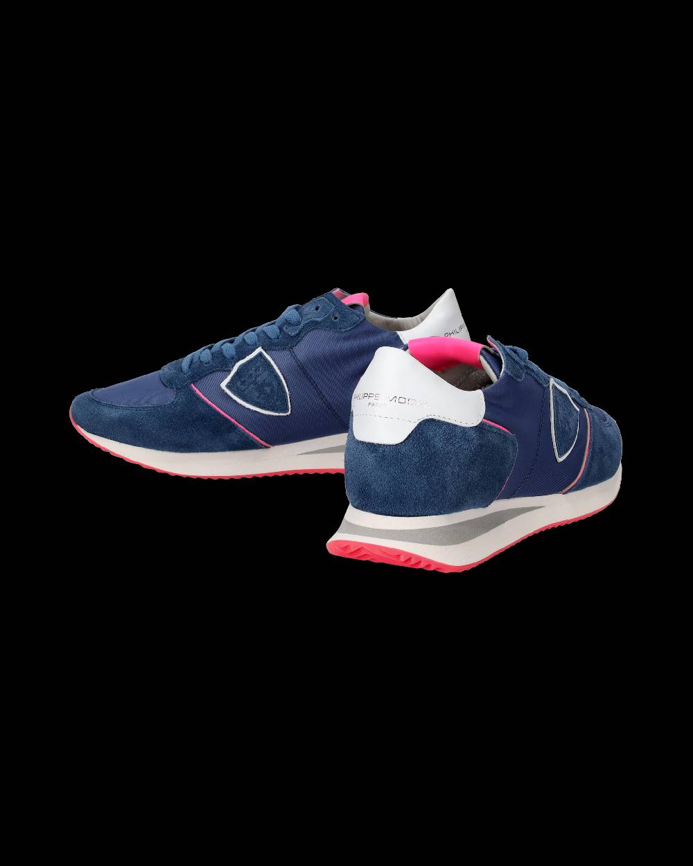 Philippe Model Sneakers Trpx da Donna Blu e Fucsia in Tessuto Tecnico Promozione Limitata