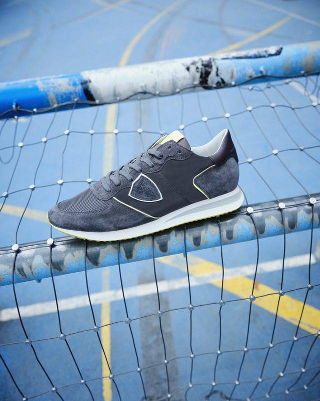Philippe Model Sneaker basse Trpx uomo - antracite e giallo Sconto