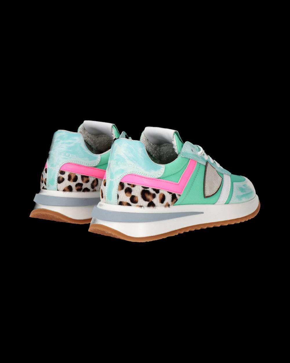 Philippe Model Sneakers Tropez 2.1 da Donna Verde acqua in Tessuto Tecnico Offerta