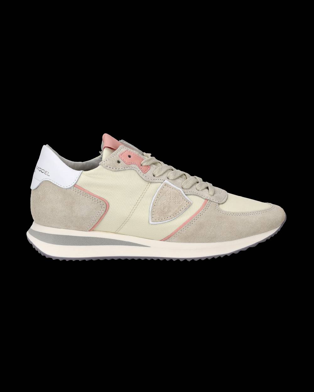 Philippe Model Sneakers Trpx da Donna Rosa Latte in Tessuto Tecnico Outlet