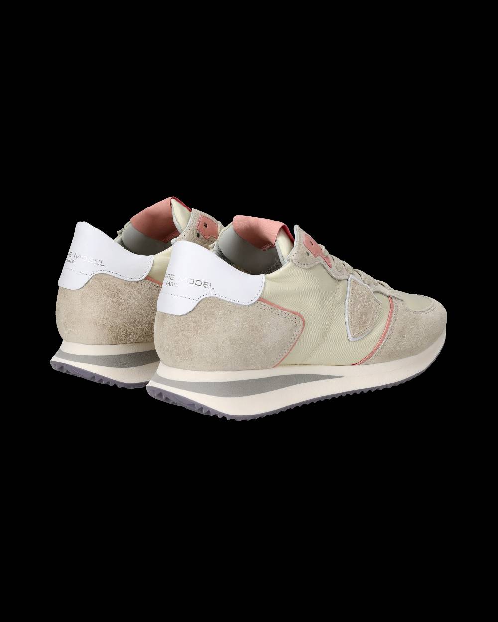 Philippe Model Sneakers Trpx da Donna Rosa Latte in Tessuto Tecnico Outlet