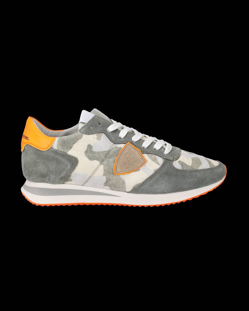 Philippe Model Sneakers Trpx da Uomo Verdi e Arancioni in Tessuto Tecnico Saldi