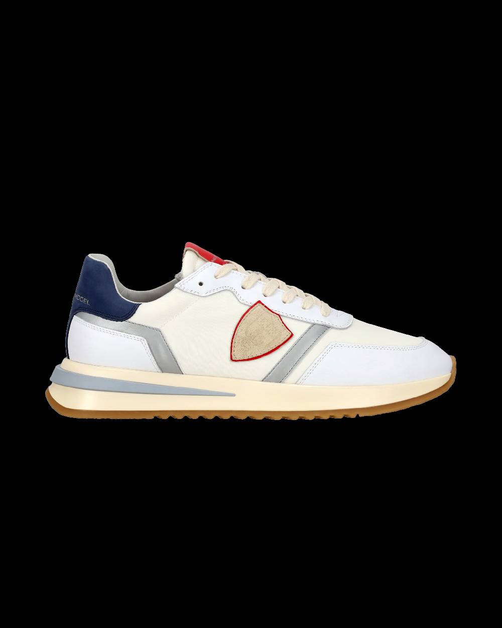 Philippe Model Sneaker casual Tropez 2.1 da uomo in nylon e pelle - Bianco, blu e rosso Offerte