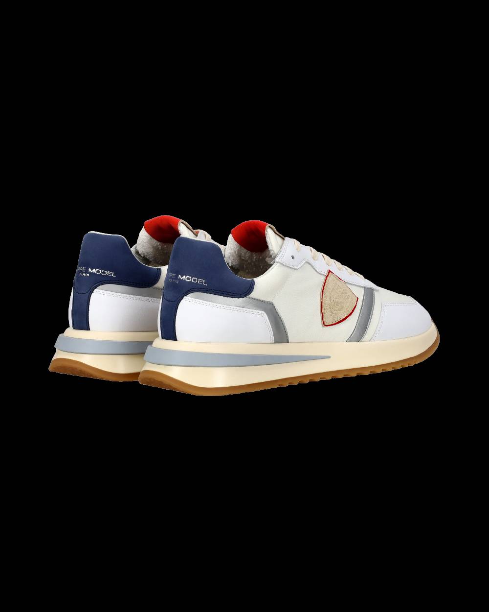 Philippe Model Sneaker casual Tropez 2.1 da uomo in nylon e pelle - Bianco, blu e rosso Offerte