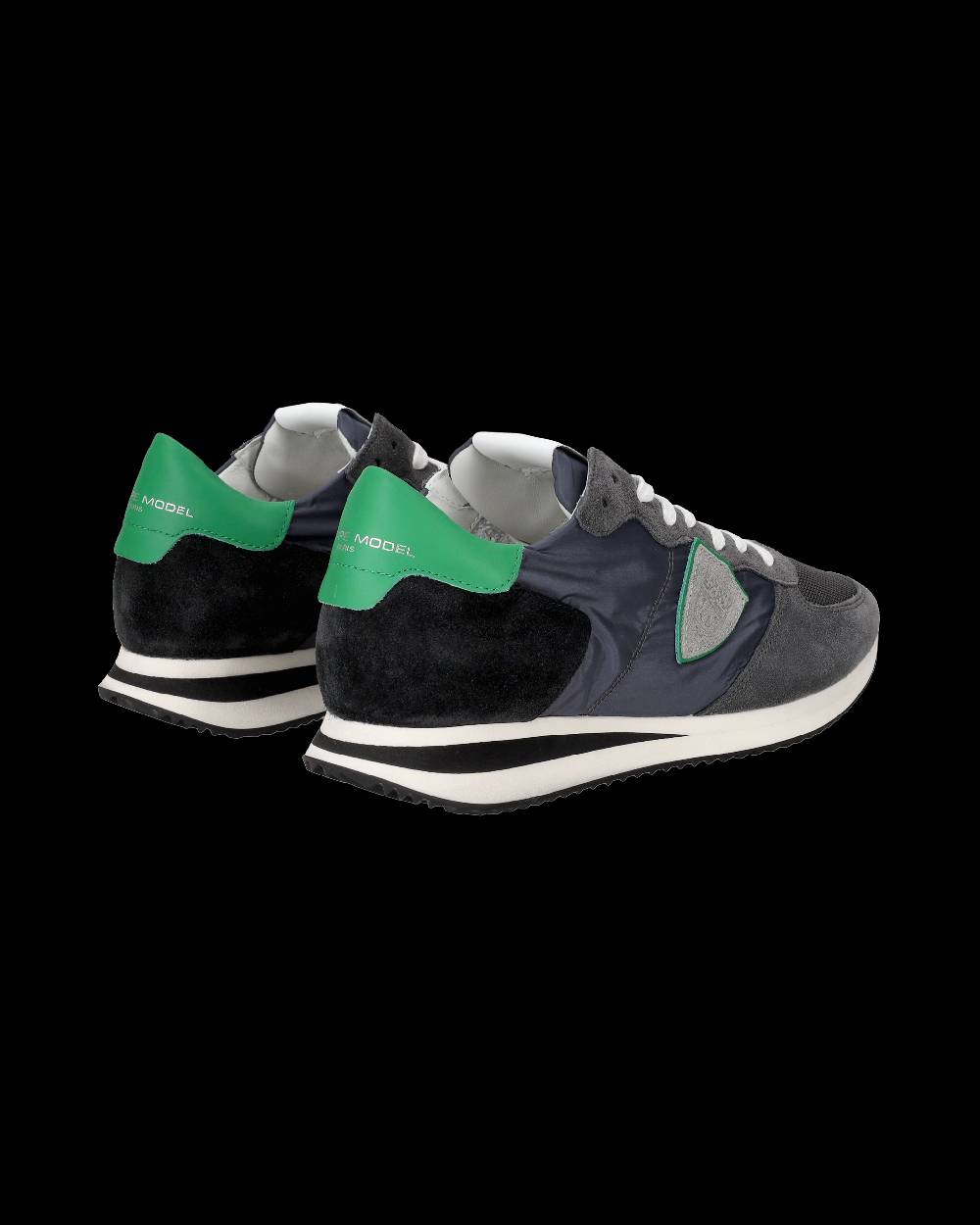 Philippe Model Sneakers Trpx da Uomo Grigie in Tessuto Tecnico Vendita Calda