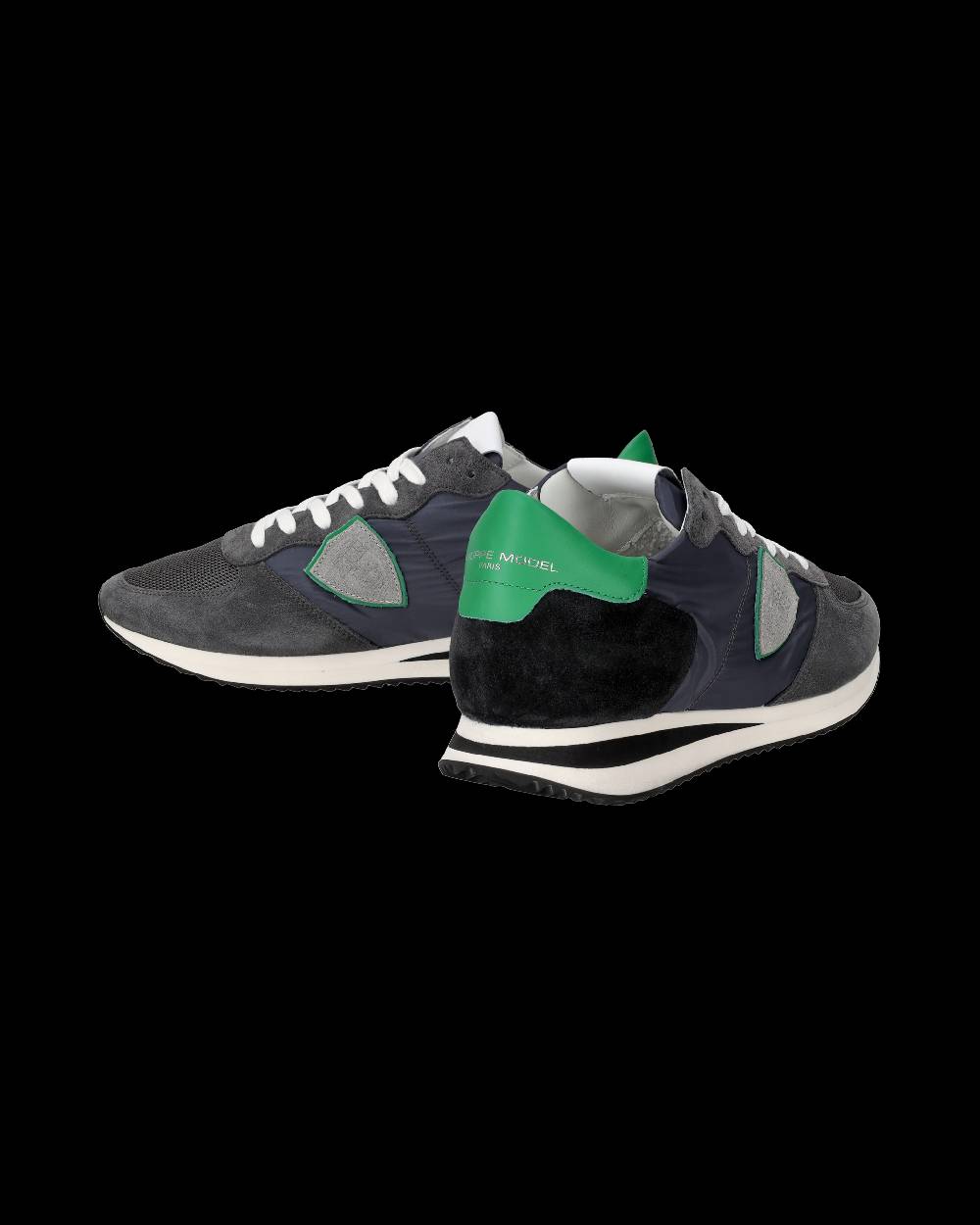 Philippe Model Sneakers Trpx da Uomo Grigie in Tessuto Tecnico Vendita Calda