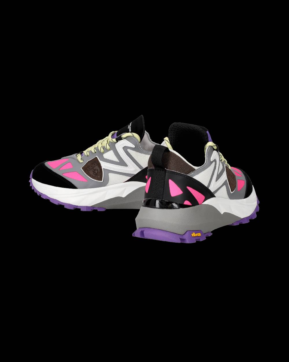 Philippe Model Sneakers Rocx da Donna Fucsia e Bianche in Tessuto Tecnico Saldi Di Fabbrica