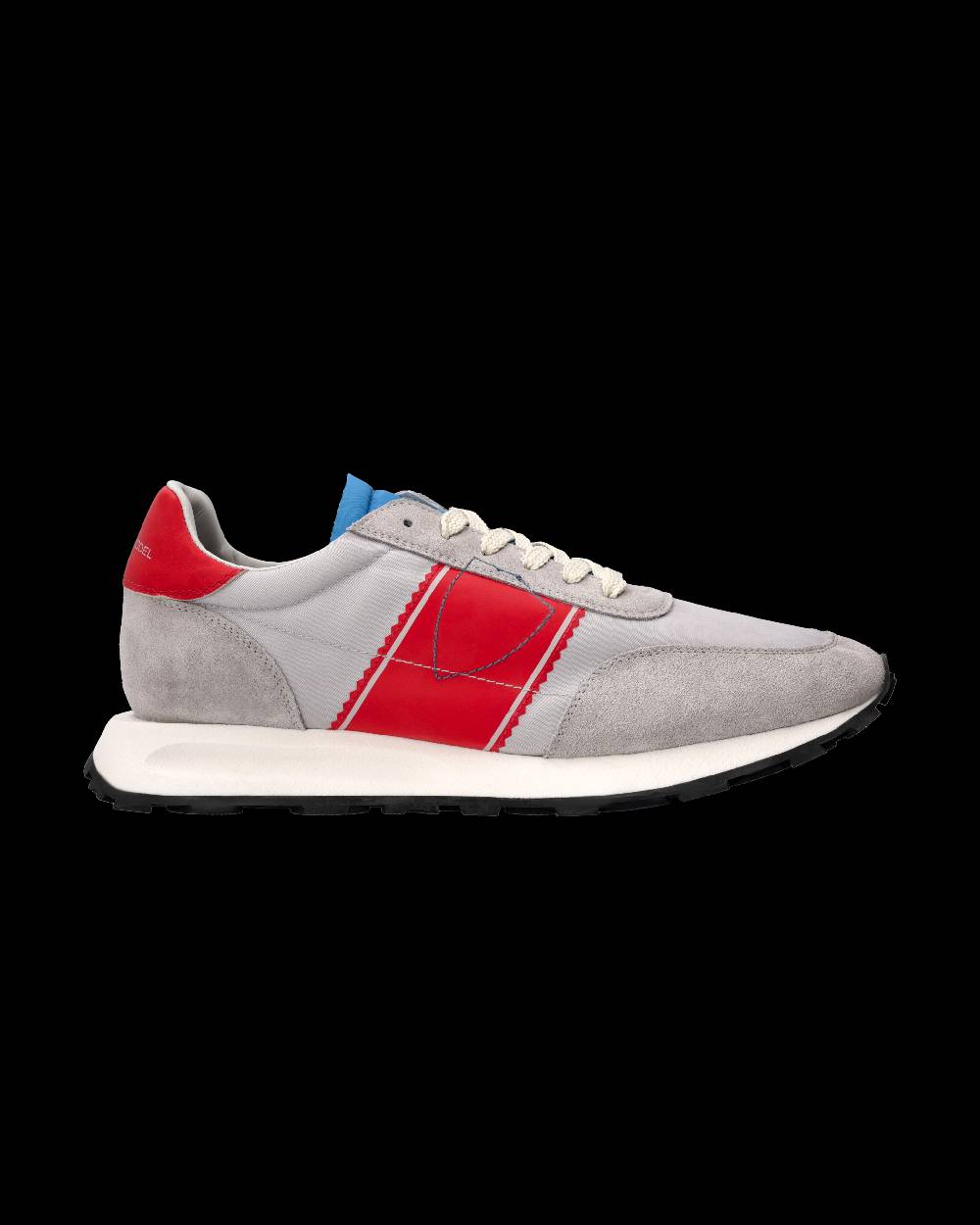 Philippe Model Sneaker Running Tour Uomo, Grigio e Rosso Negozio