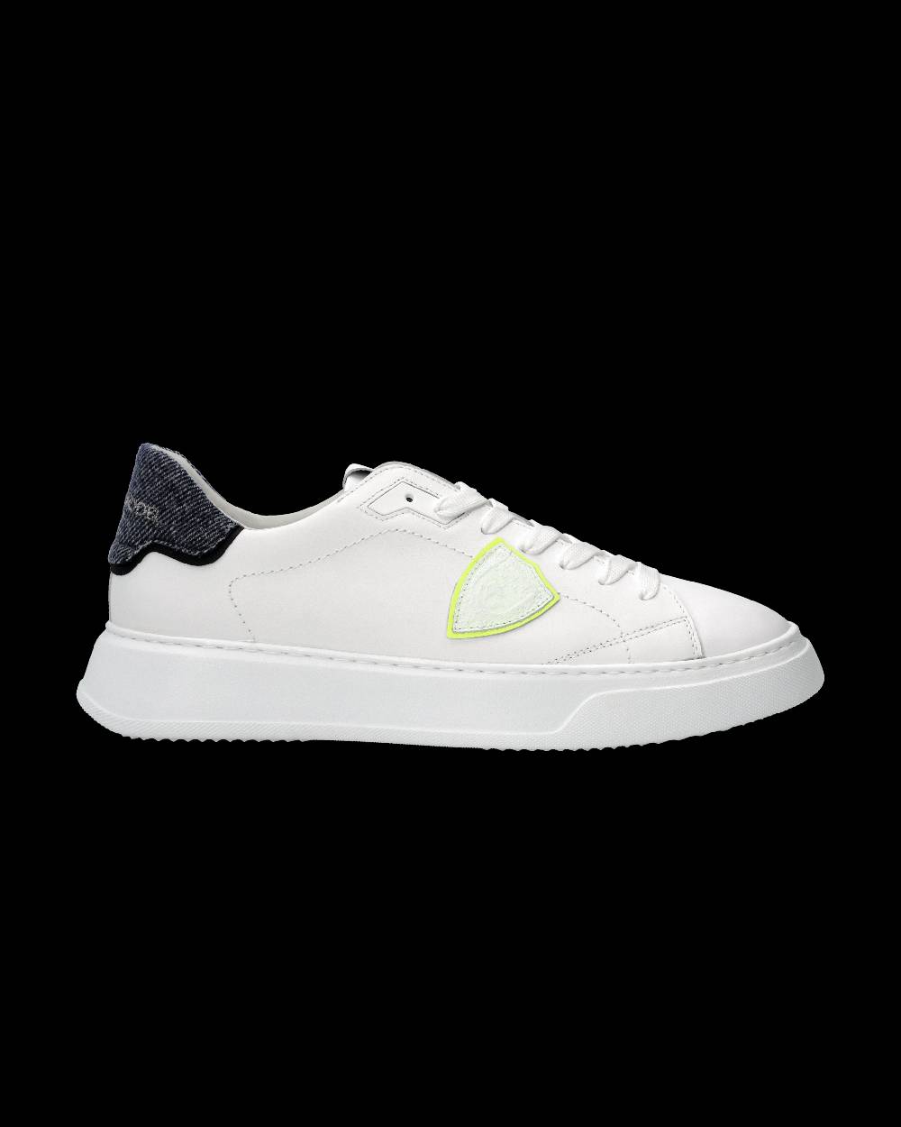 Philippe Model Sneaker Temple Uomo, Bianco e Blu Nuova