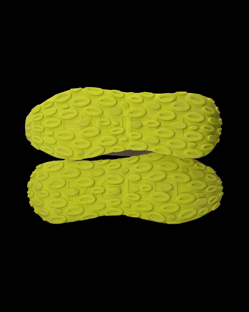 Philippe Model Sneaker Tropez Haute Uomo, Bianco e Giallo Fluo Prezzo di fabbrica