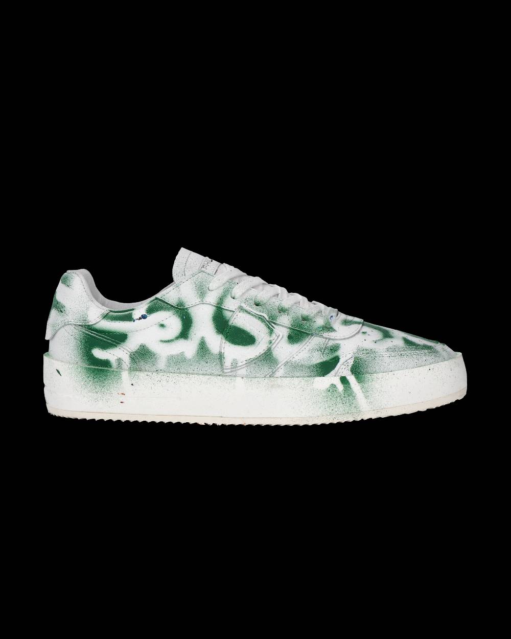 Philippe Model Sneaker bassa Nice uomo - bianco e verde Lightning offer