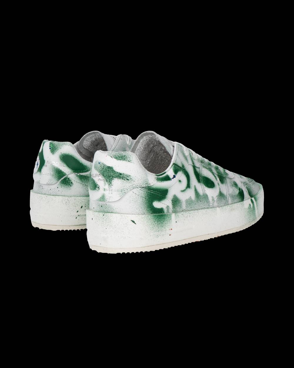 Philippe Model Sneaker bassa Nice uomo - bianco e verde Lightning offer