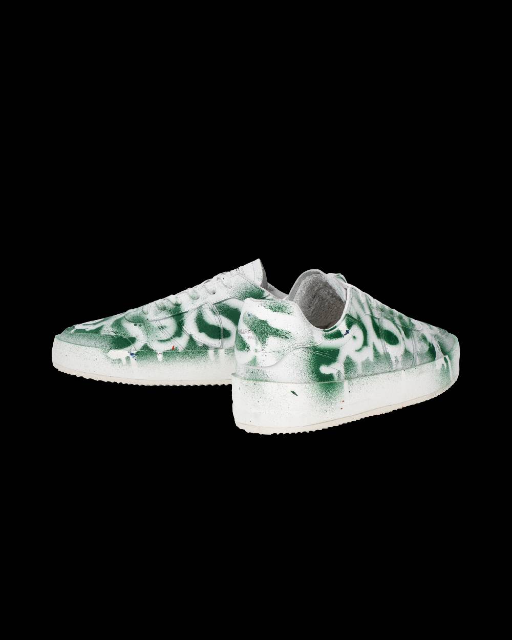 Philippe Model Sneaker bassa Nice uomo - bianco e verde Lightning offer