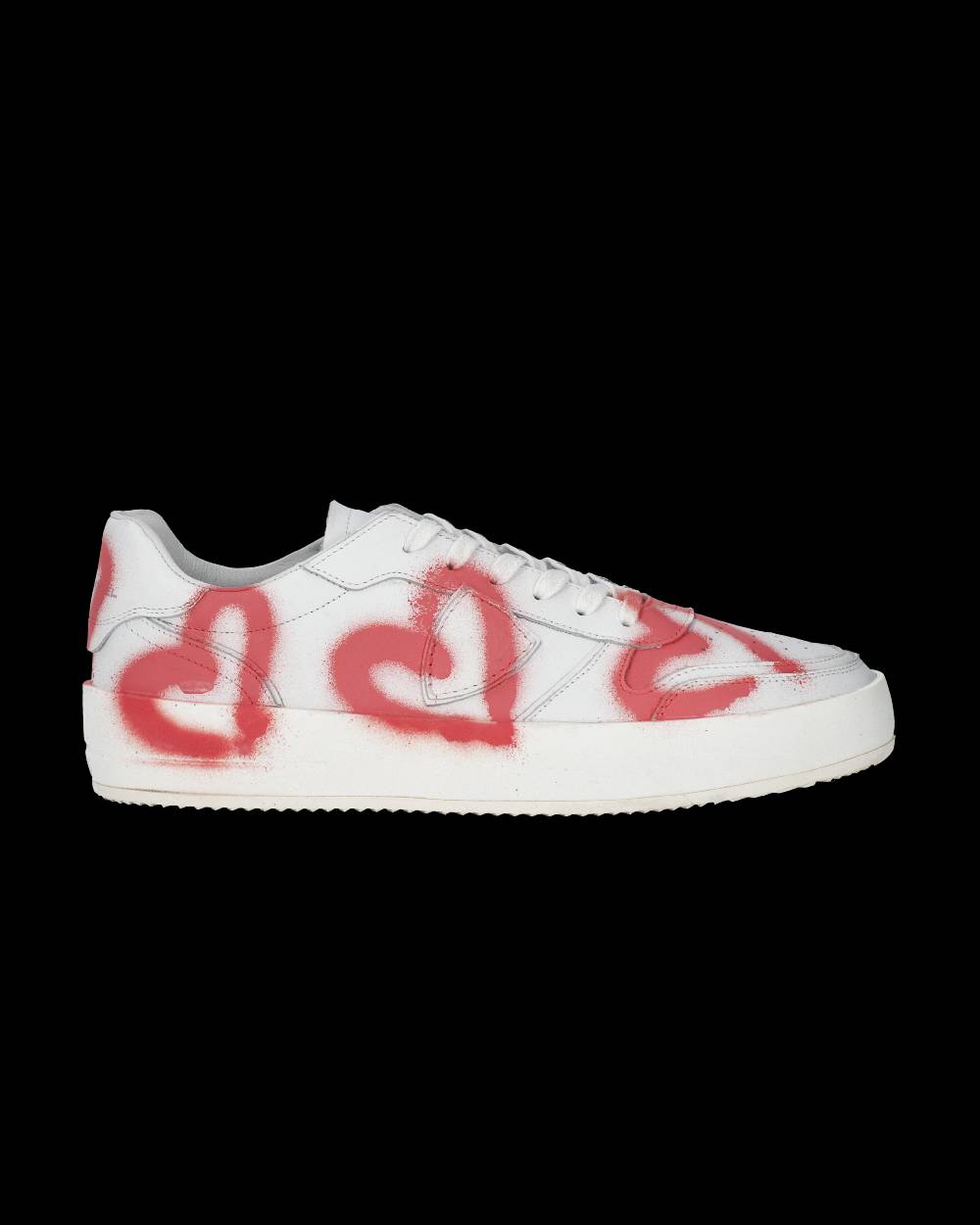 Philippe Model Sneaker bassa Nice uomo - bianco e corallo Nuovi prodotti