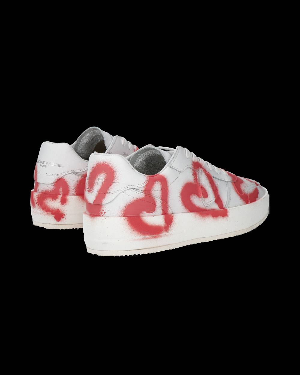 Philippe Model Sneaker bassa Nice uomo - bianco e corallo Nuovi prodotti