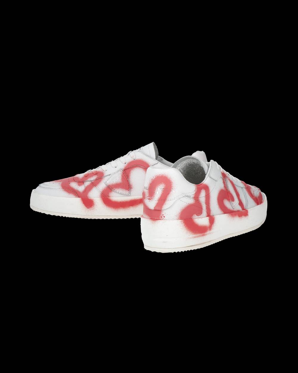 Philippe Model Sneaker bassa Nice uomo - bianco e corallo Nuovi prodotti