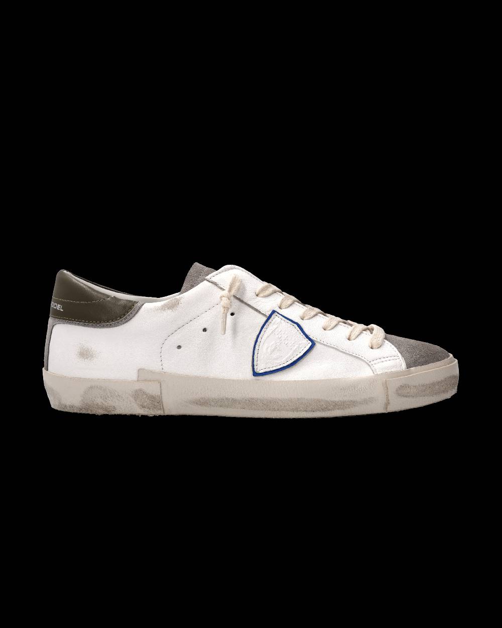 Philippe Model Sneaker Prsx Uomo, Bianco e Antracite Liquidazione