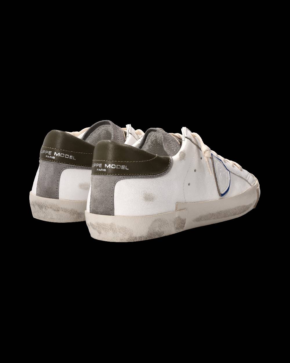 Philippe Model Sneaker Prsx Uomo, Bianco e Antracite Liquidazione