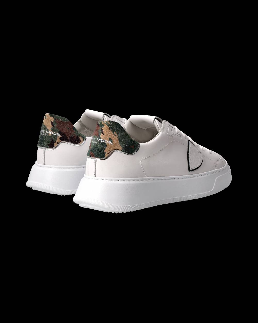 Philippe Model Sneaker Temple Uomo, Bianco e Nero Offerte giornaliere