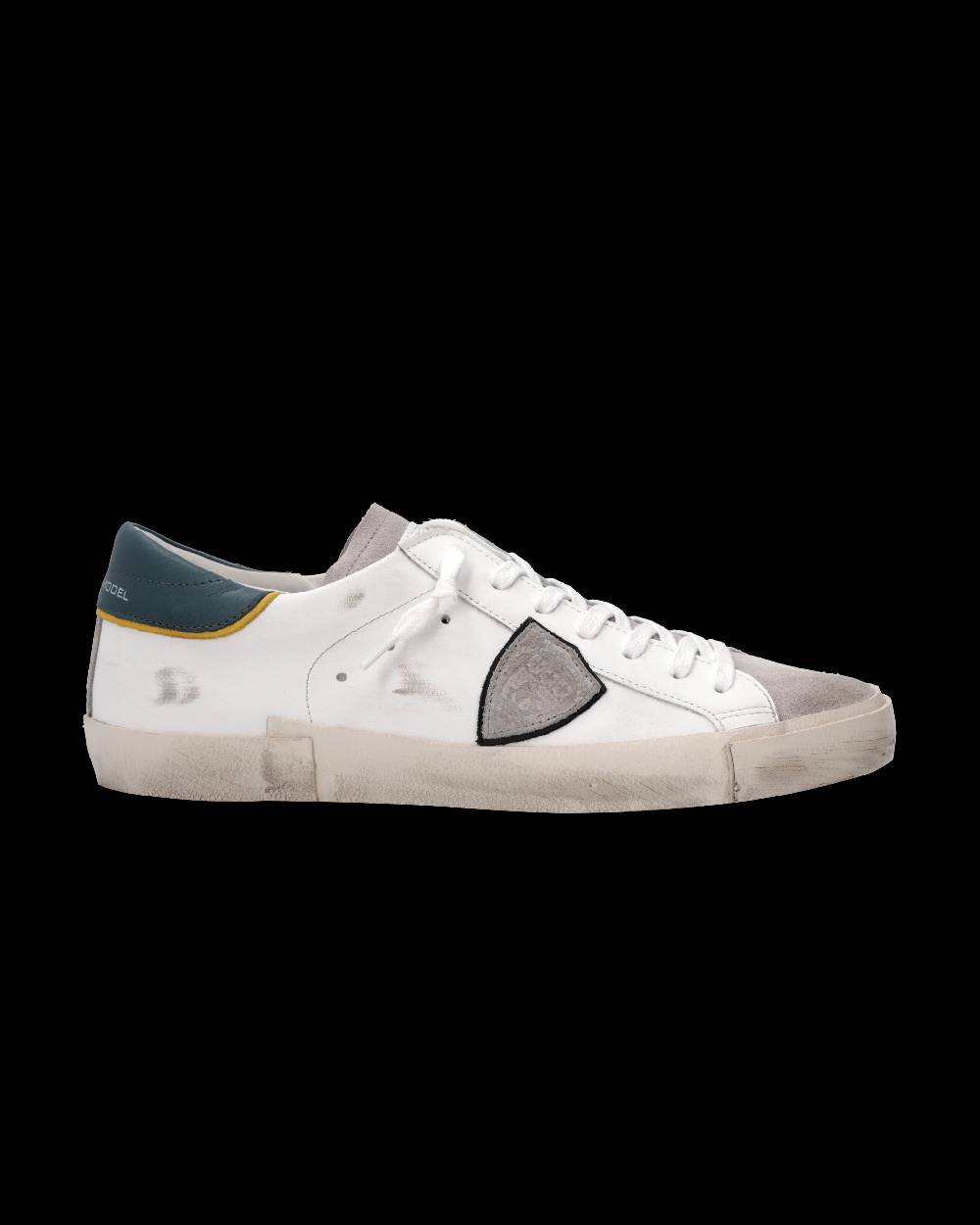 Philippe Model Sneaker Prsx Uomo, Bianco e Verde Sconti VIP
