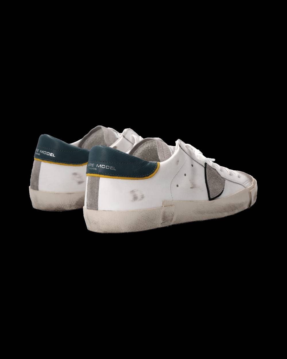 Philippe Model Sneaker Prsx Uomo, Bianco e Verde Sconti VIP