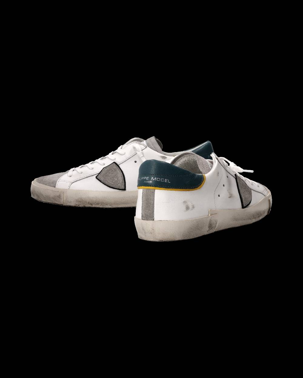 Philippe Model Sneaker Prsx Uomo, Bianco e Verde Sconti VIP
