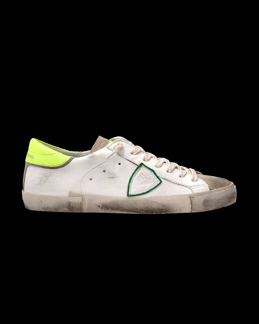 Philippe Model Sneaker Prsx Uomo, Bianco e Giallo Fluo Prezzo basso