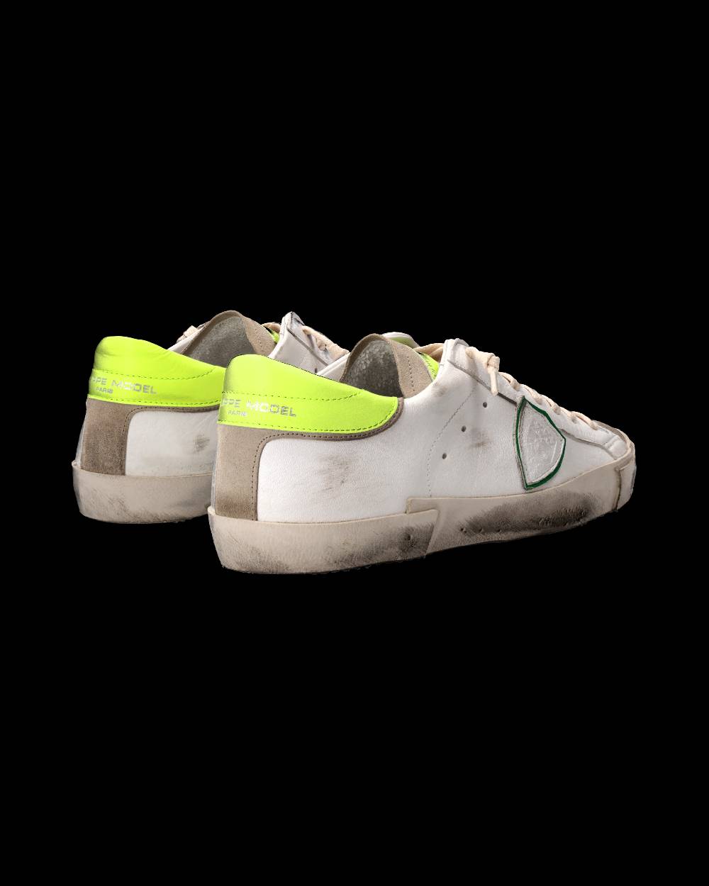 Philippe Model Sneaker Prsx Uomo, Bianco e Giallo Fluo Prezzo basso