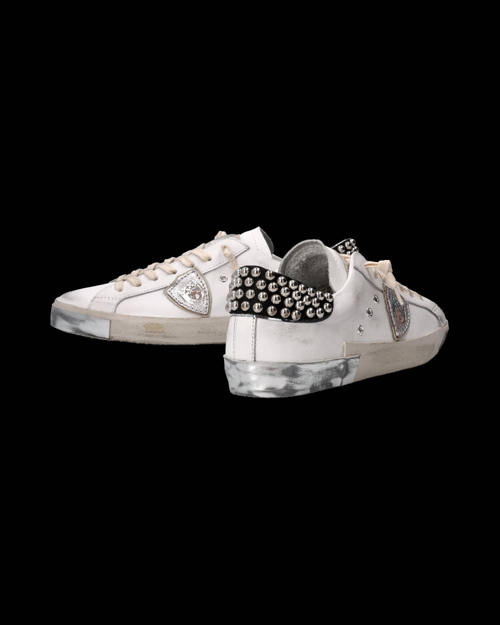 Philippe Model Sneaker Prsx Uomo, Bianco e Nero Ritorno libero