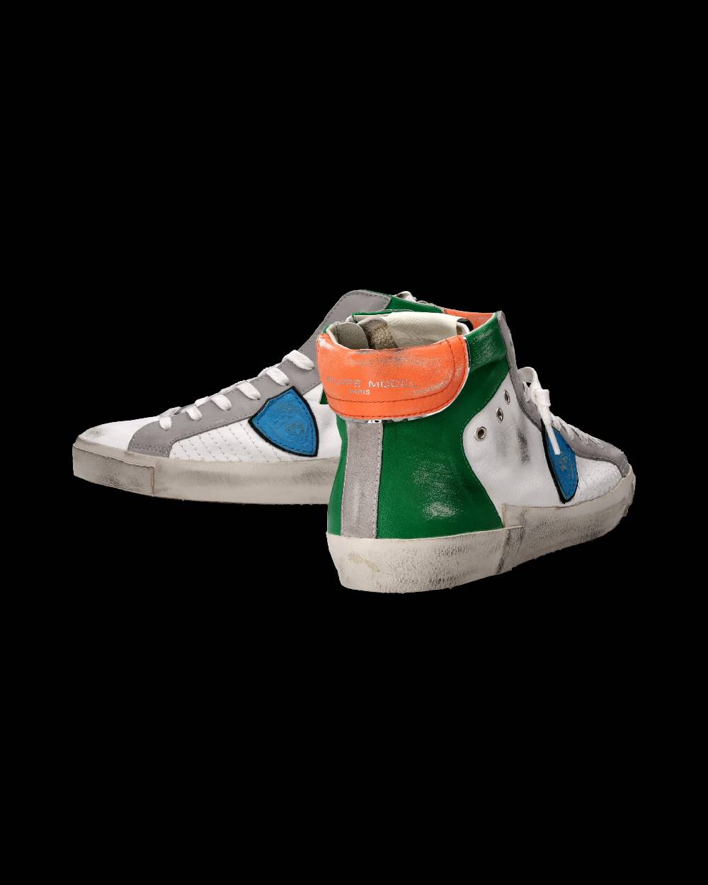 Philippe Model Sneaker Prsx Uomo, Bianco e Verde Ultimi tre giorni