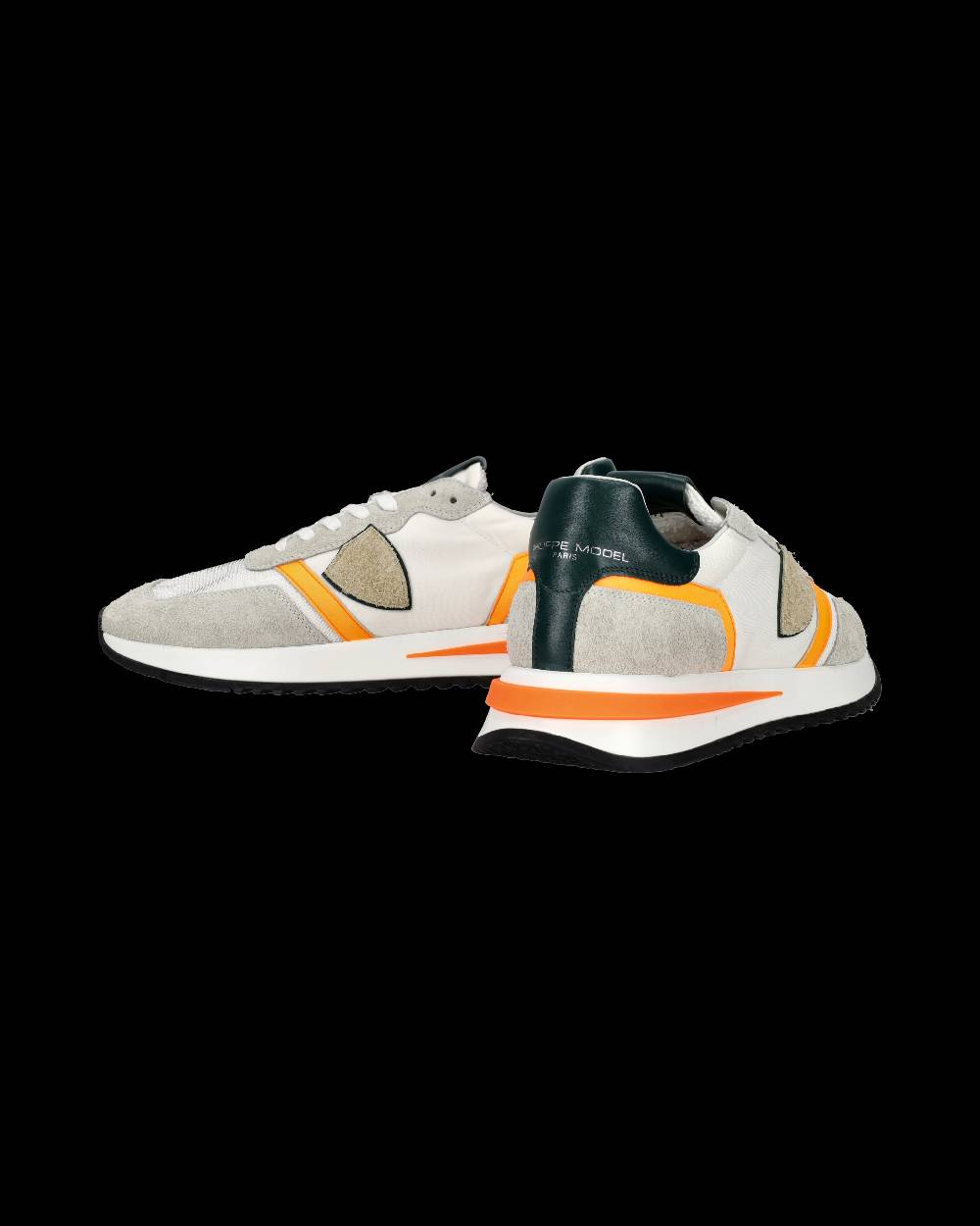 Philippe Model Sneaker bassa Tropez 2.1 uomo - bianco e arancio Super sconto