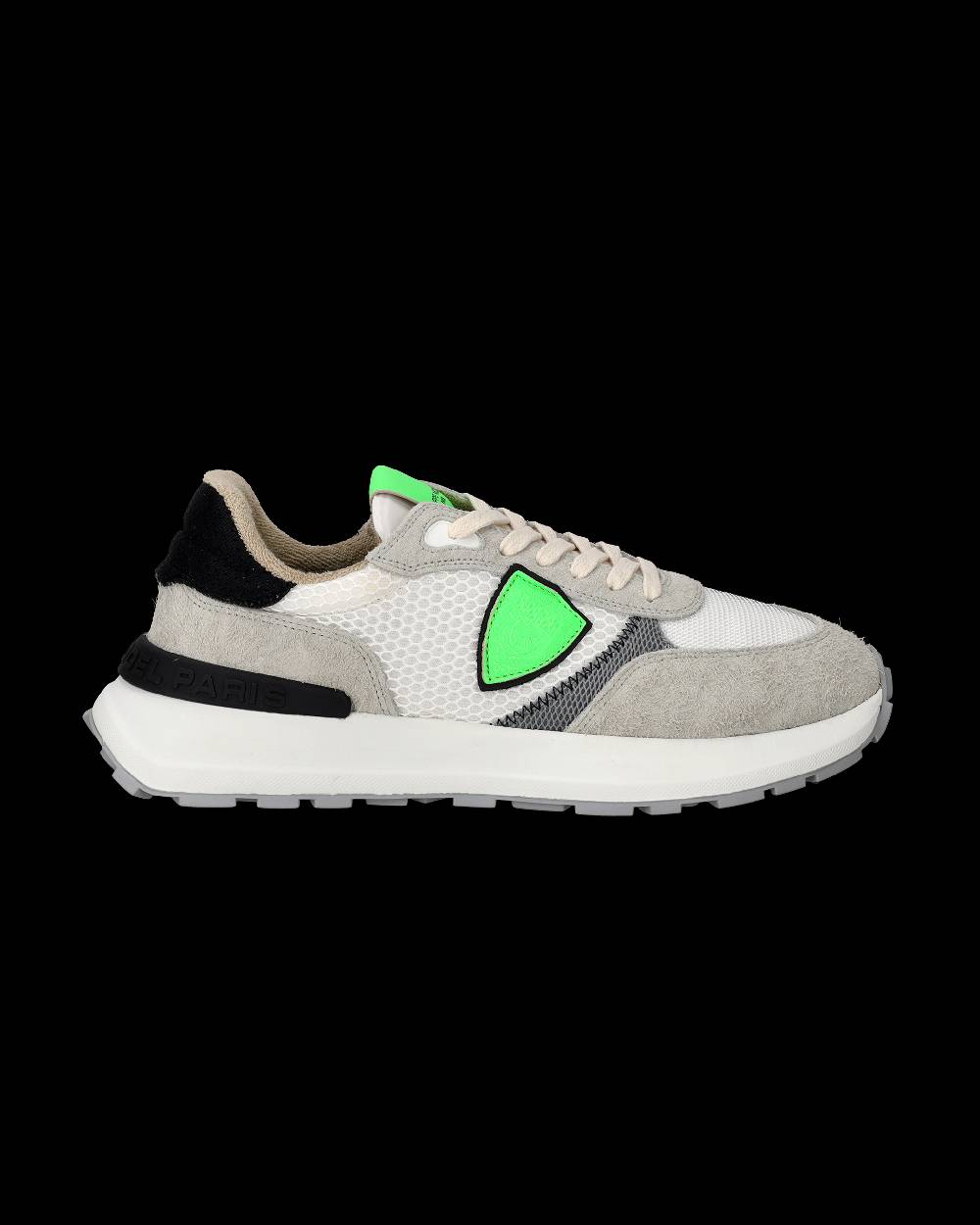 Philippe Model Sneakers Antibes da Uomo Bianche e Verdi in Tessuto Tecnico E Pelle 50% di sconto con spedizione gratuita