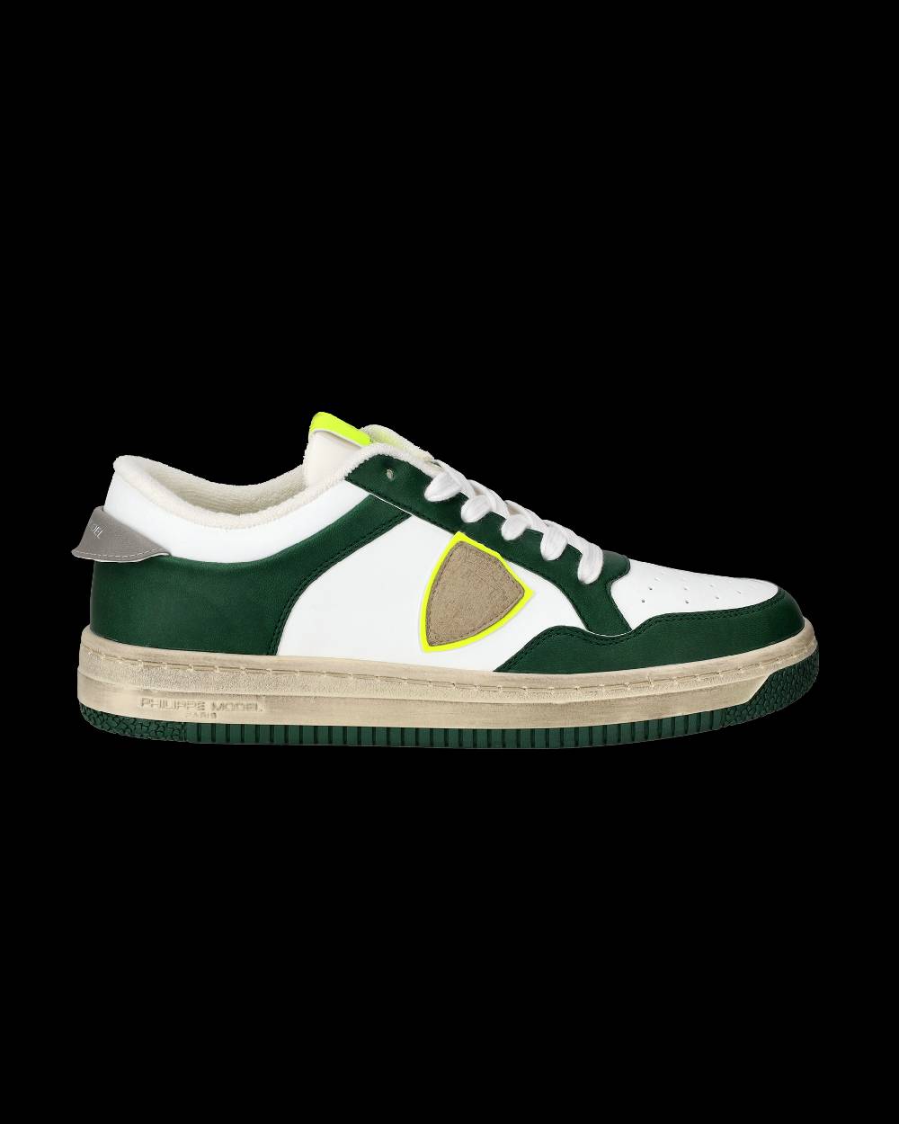 Philippe Model Sneaker basse Lyon uomo - verde e giallo Esporta salva