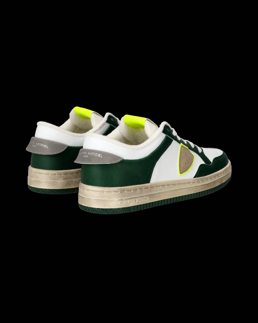 Philippe Model Sneaker basse Lyon uomo - verde e giallo Esporta salva