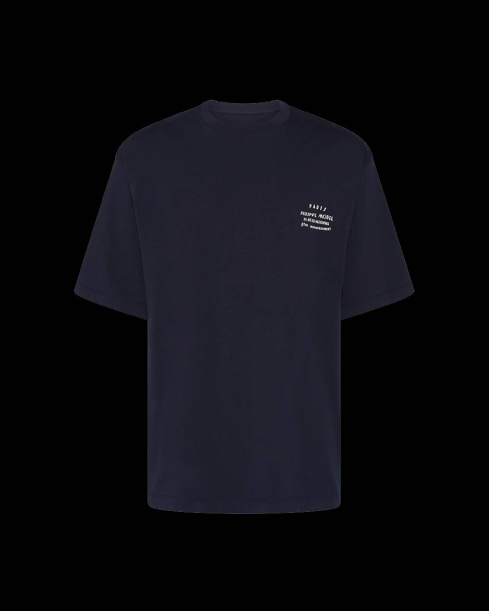 Philippe Model T-Shirt Maurice da Uomo Blu in Jersey In vendita