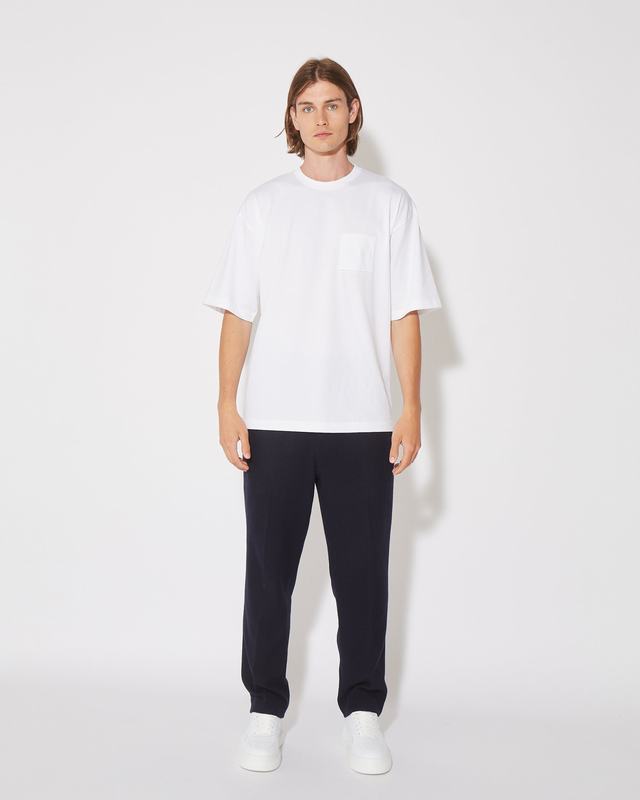 Philippe Model T-Shirt Maurice da Uomo Bianca in Jersey Sconti questo mese