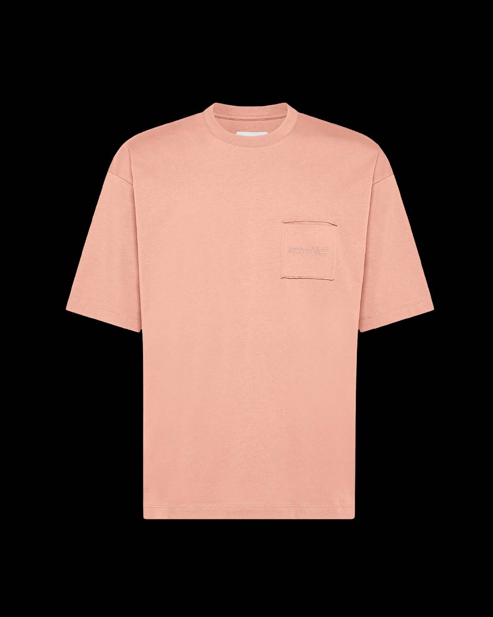 Philippe Model T-Shirt Maurice da Uomo Rosa in Jersey 2025