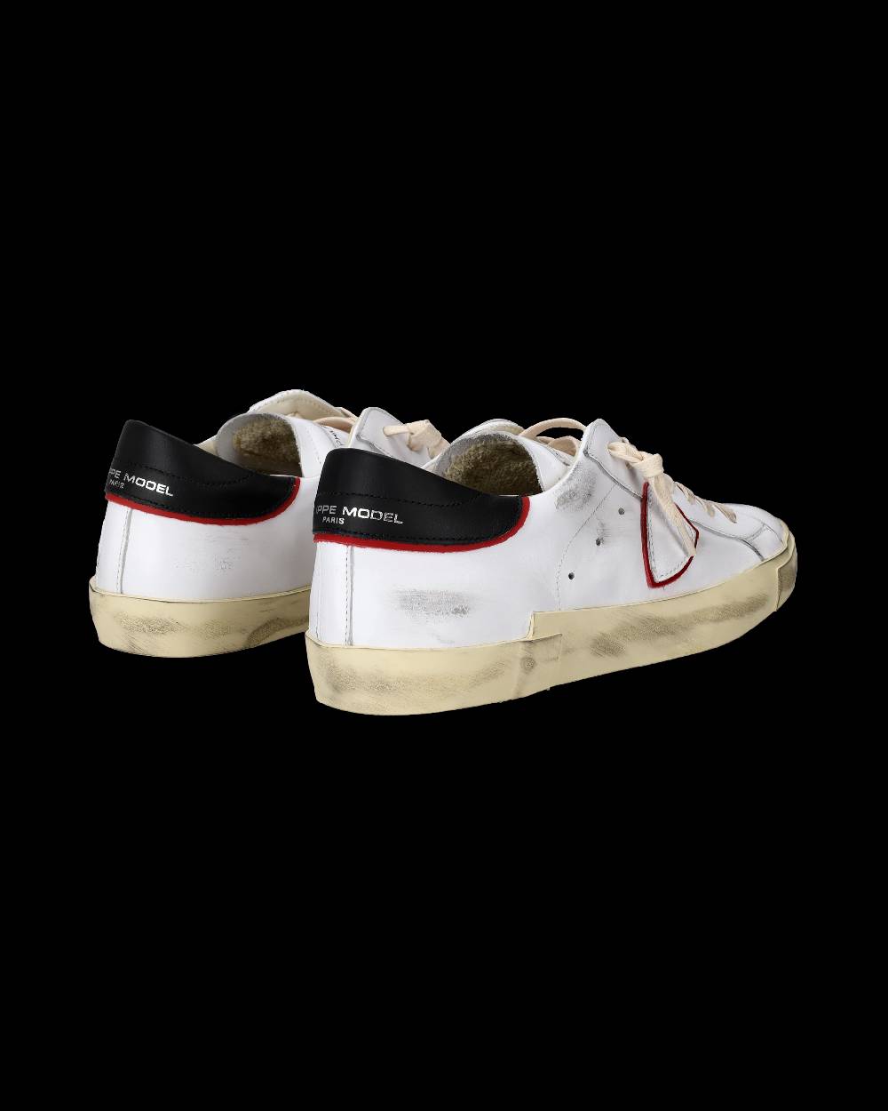 Philippe Model Sneakers Prsx da Uomo Bianche e Rosse in Pelle Sconto di tempo limitato