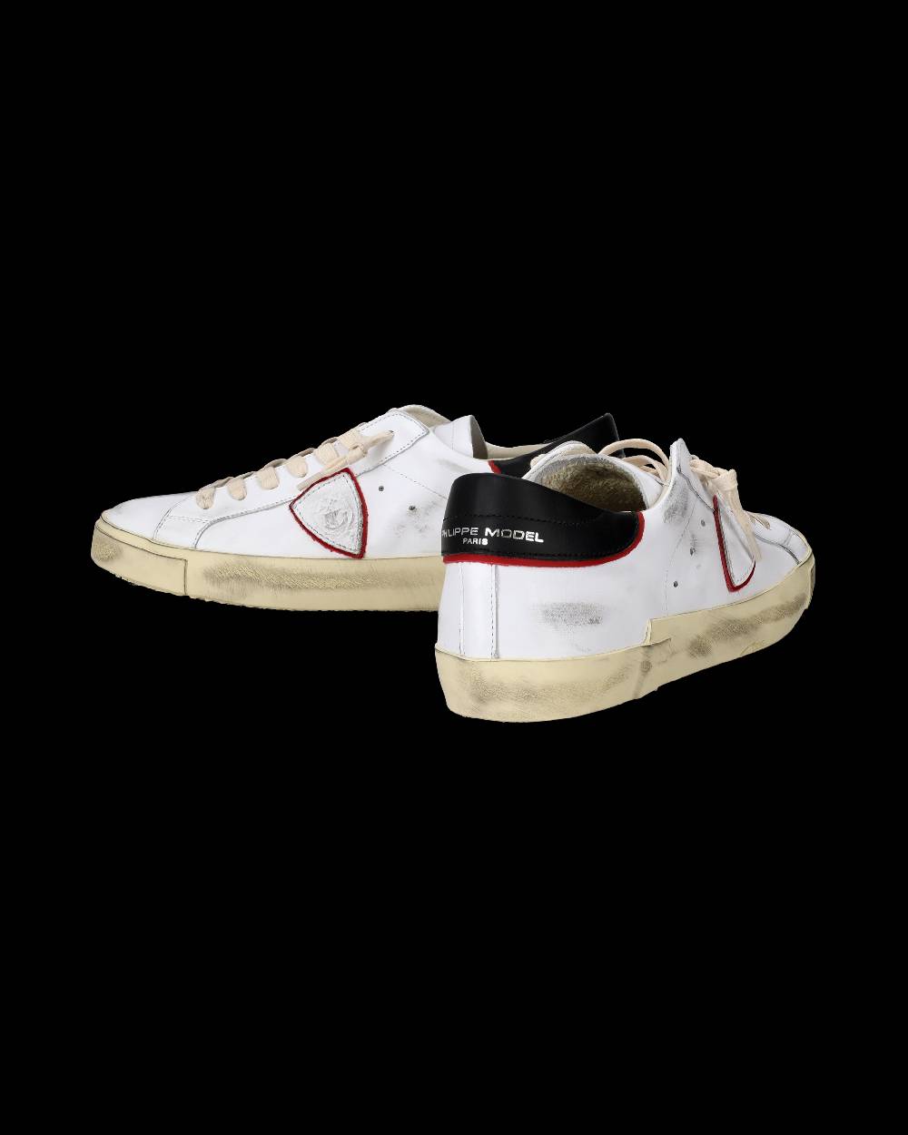 Philippe Model Sneakers Prsx da Uomo Bianche e Rosse in Pelle Sconto di tempo limitato