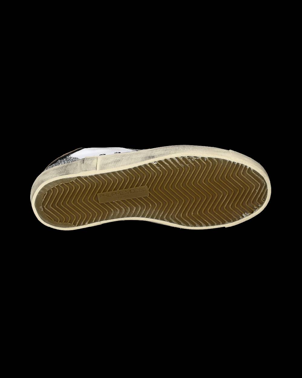 Philippe Model Sneakers Prsx da Donna Bianche e Argento in Pelle Offerta esclusiva