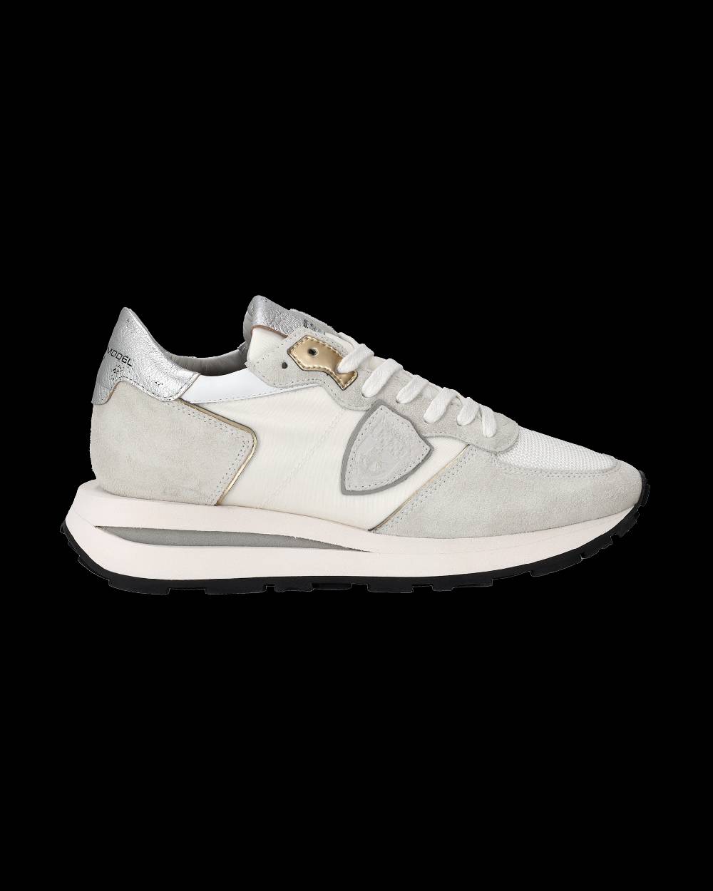 Philippe Model Sneaker basse Tropez Haute donna - bianco e argento Black Friday