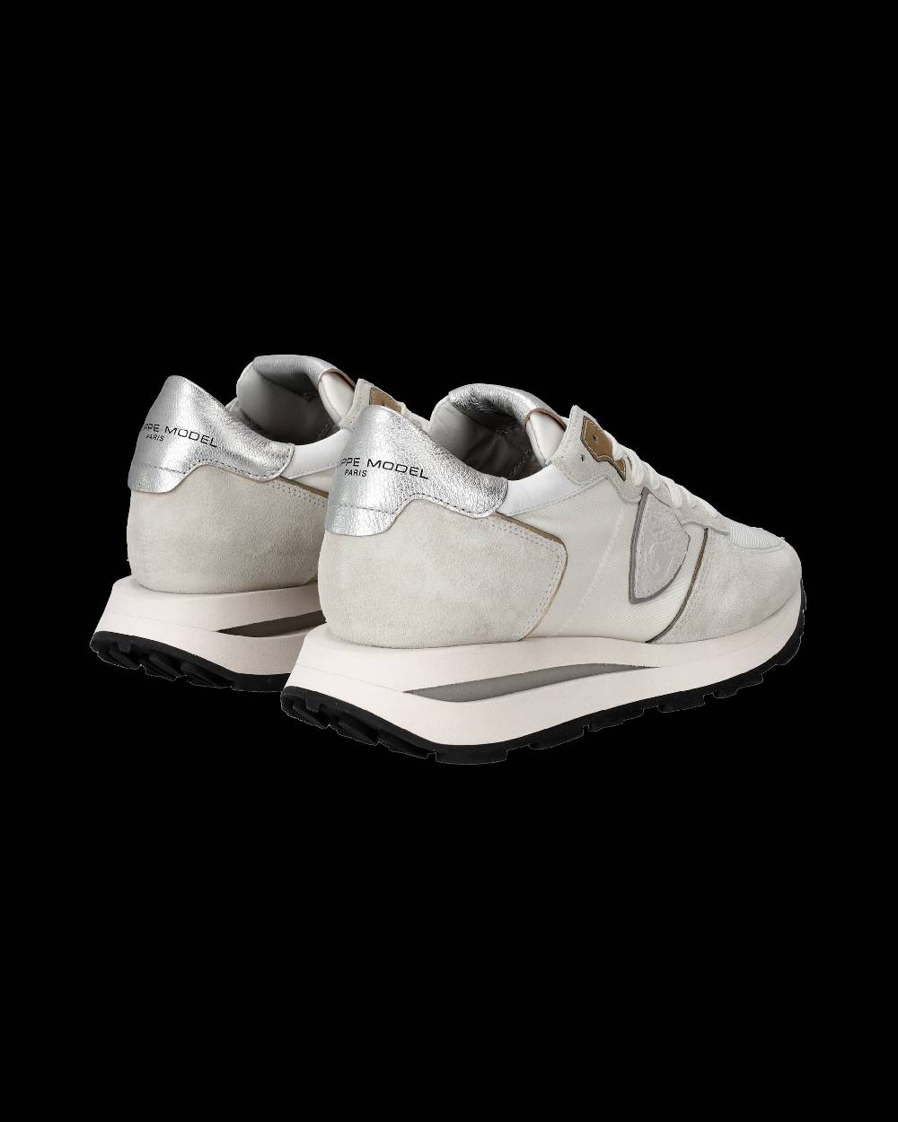 Philippe Model Sneaker basse Tropez Haute donna - bianco e argento Black Friday
