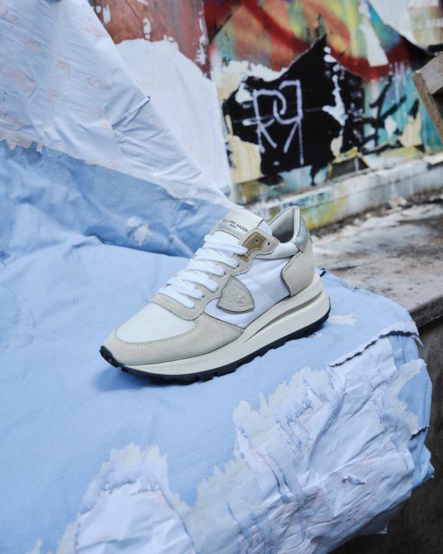 Philippe Model Sneaker basse Tropez Haute donna - bianco e argento Black Friday