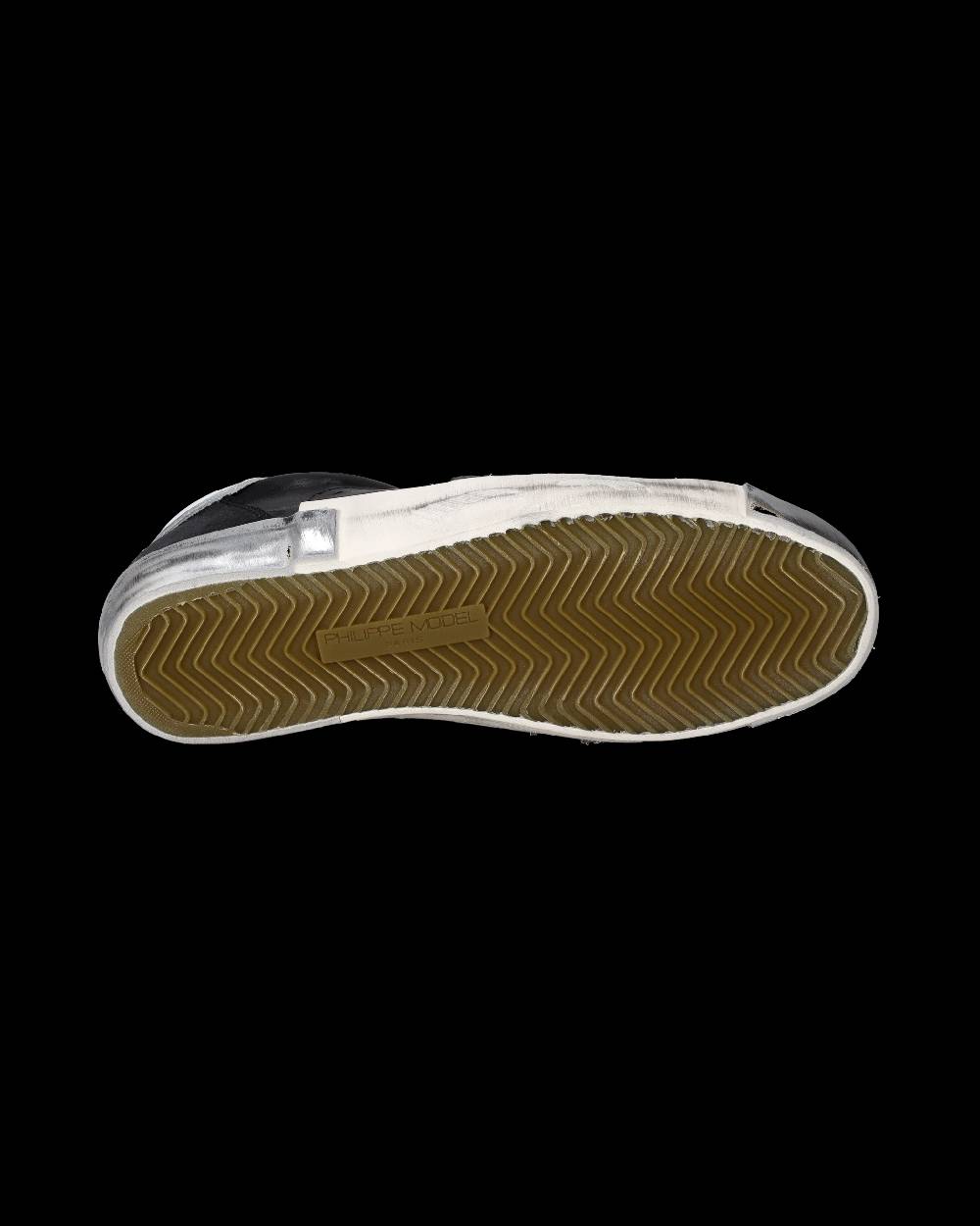 Philippe Model Sneaker bassa Prsx donna - nero e argento Vendita calda