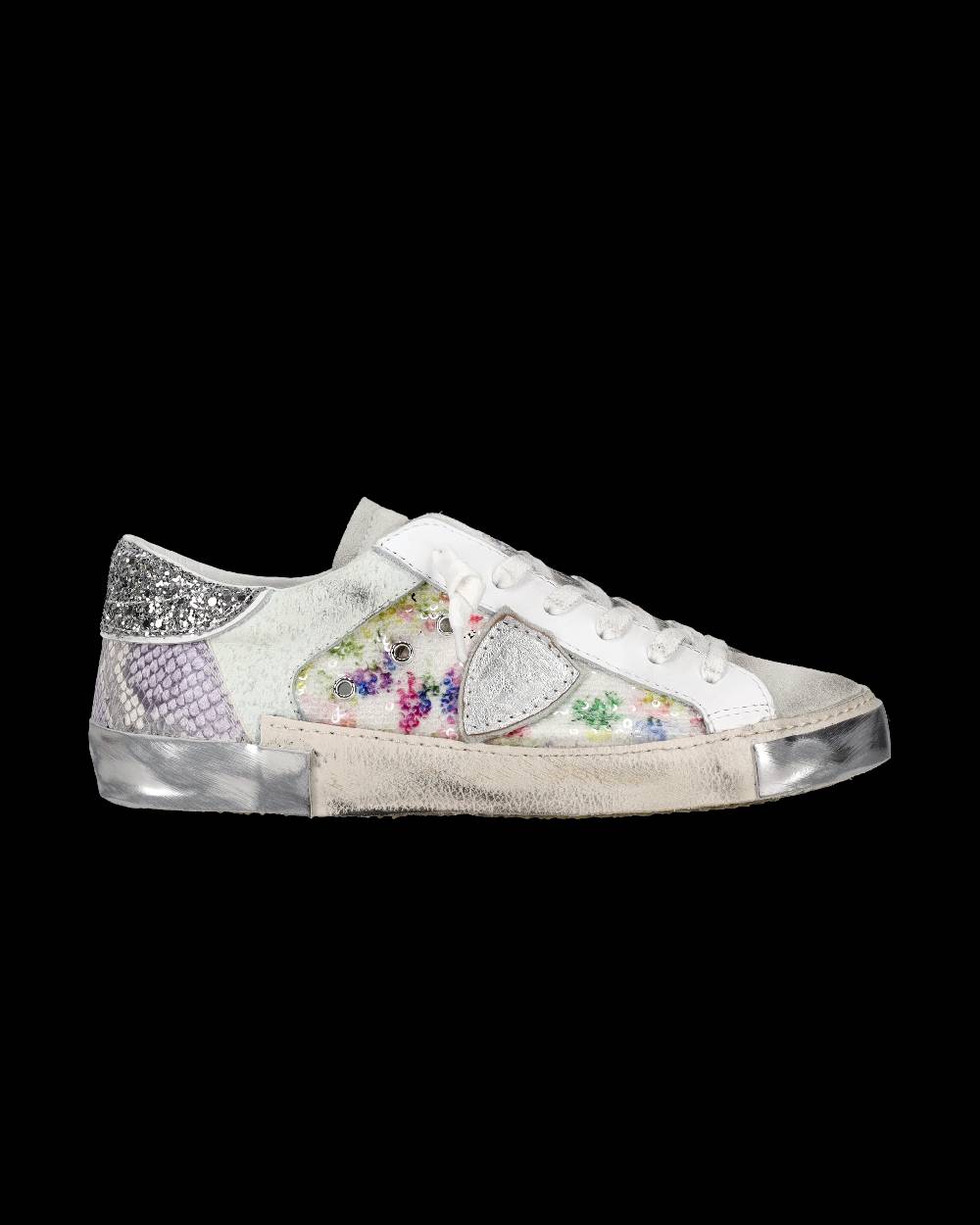 Philippe Model Sneaker bassa PRSX donna - bianco e argento Offerta migliore