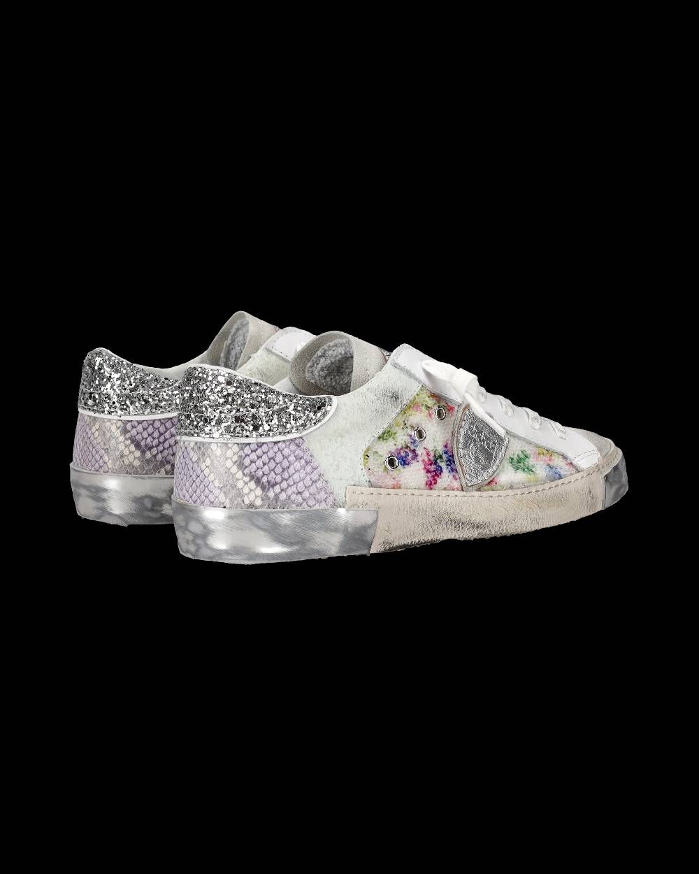 Philippe Model Sneaker bassa PRSX donna - bianco e argento Offerta migliore