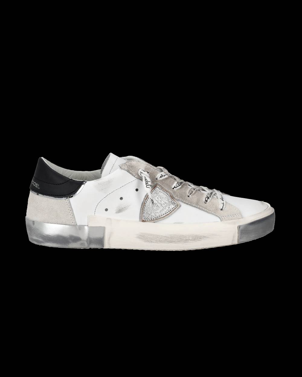 Philippe Model Sneaker bassa Prsx donna - bianco e argento Offerte esclusive