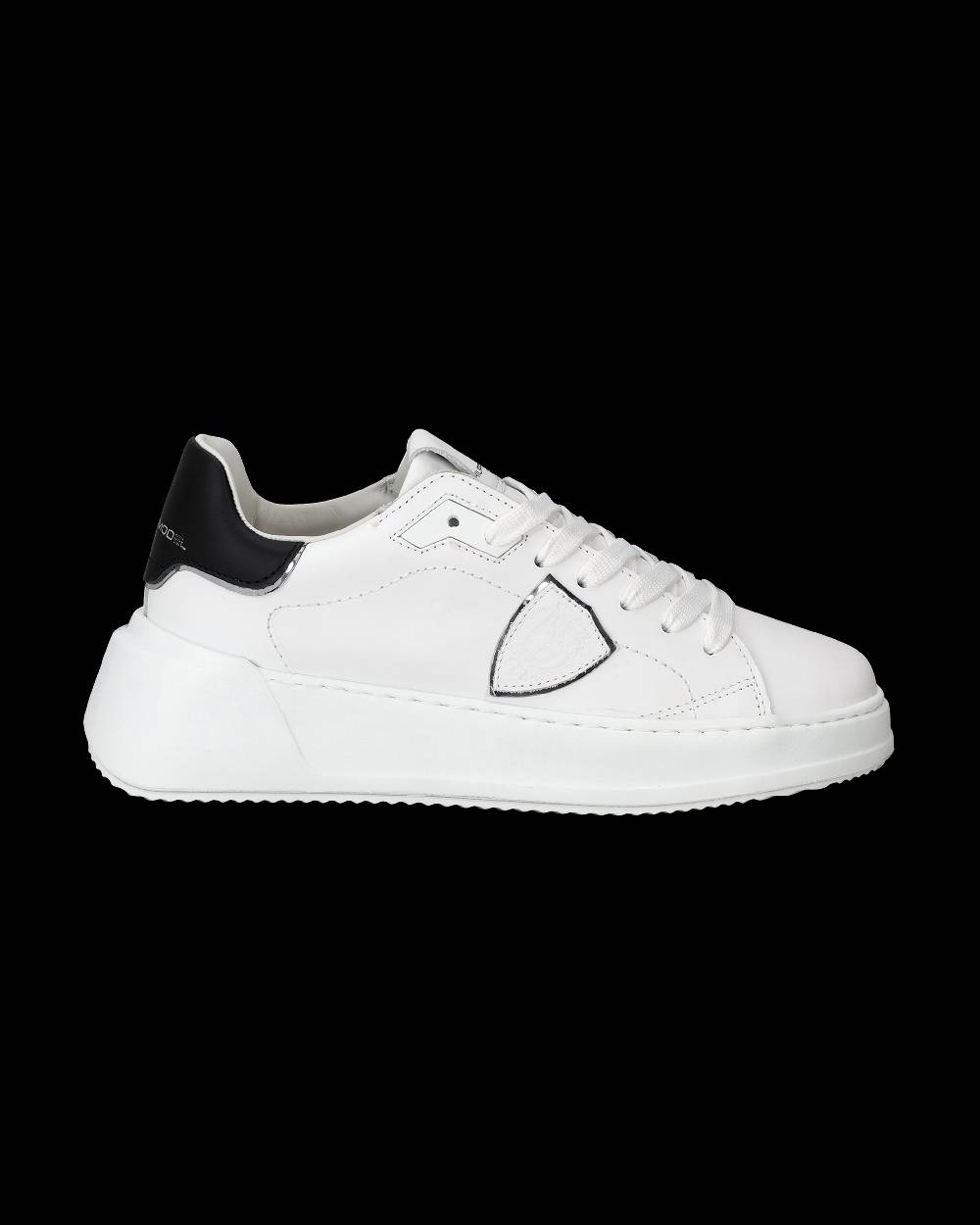 Philippe Model Sneaker basse Tres Temple donna - bianco e nero Offerte stagionali